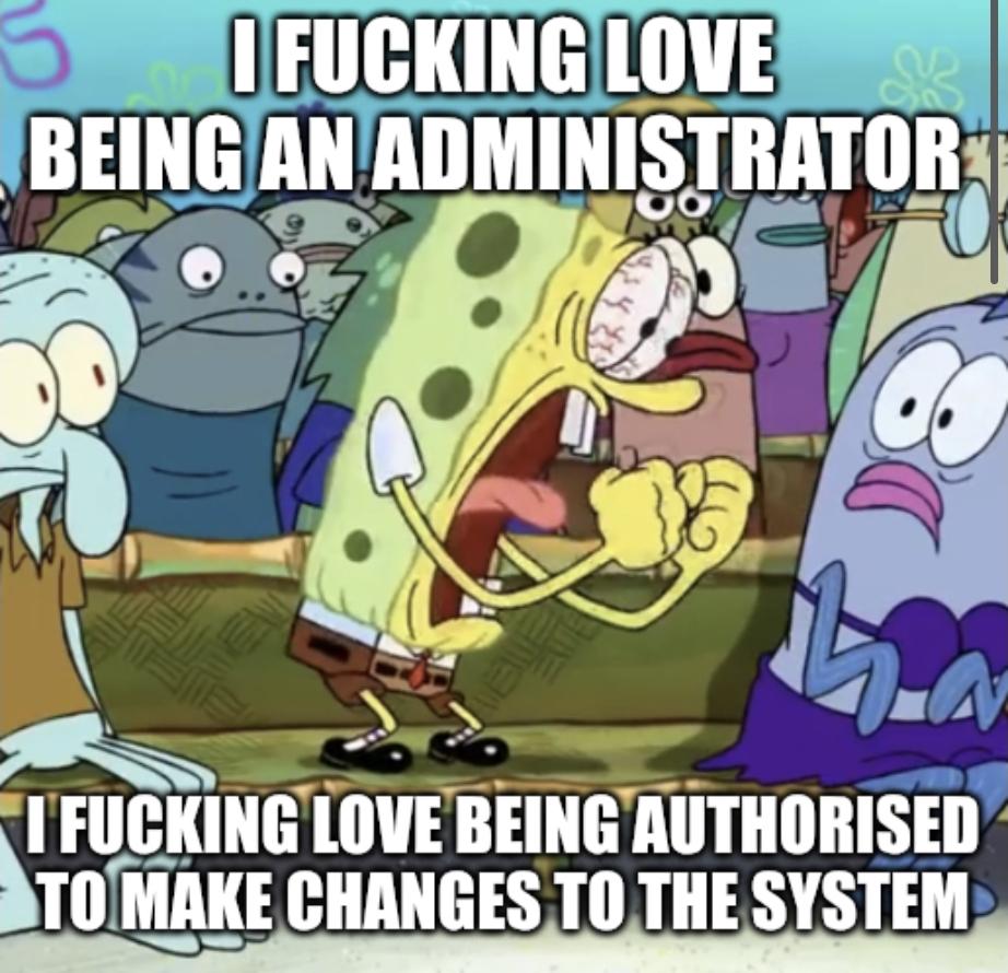 data_cyborg's tweet image. Feels good
 #Sysadminhumor
 #meme