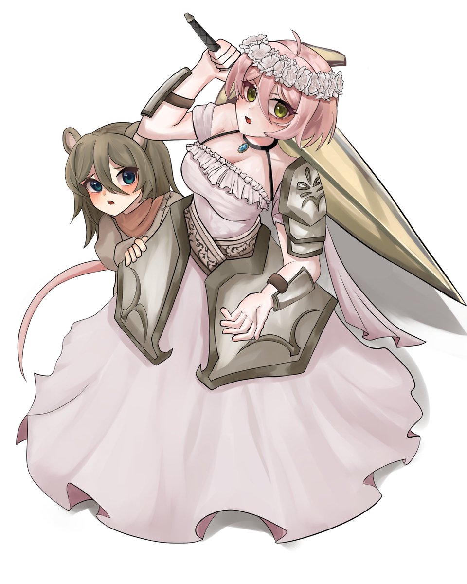 Harvest mouse in a ranunculus