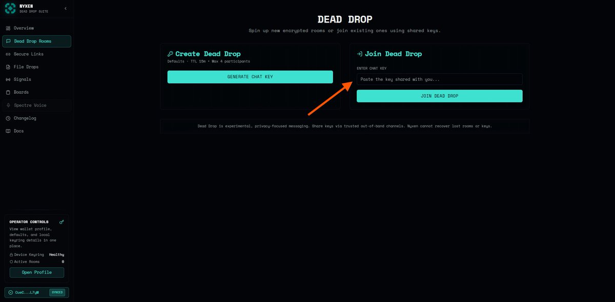 Nyxen Dead Drop AMA is live now.

Go to app.nyxen.vip
Connect with your wallet (burners welcome)
Paste the key into “Join Dead Drop”
KEY: NYX-20251203145941-6f3003

Jump in, start asking questions.
 $150 in prizes up for grabs.
