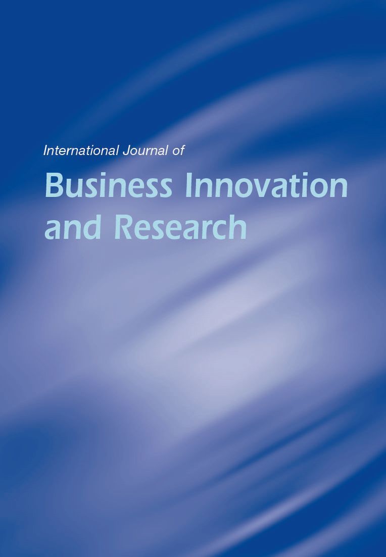Open Access issue published by International Journal of Business Innovation and Research inderscience.com/info/inarticle…