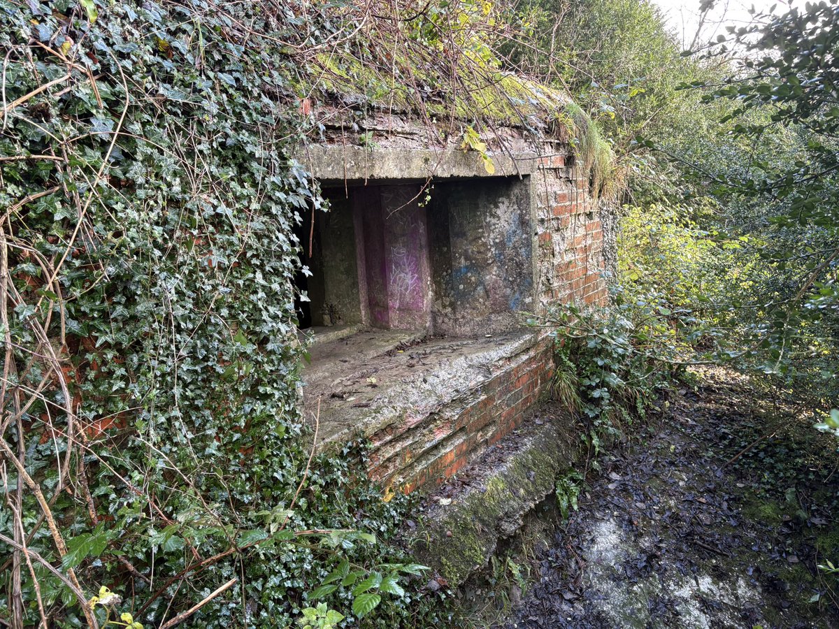 parapronto82's tweet photo. Another walk to explore more of the GHQ Line ‘B’ in Surrey. Around Box Hill the River Mole cuts through the North Downs, the valley is known as the ‘Dorking Gap’. This would have been a natural route towards London for German forces had they invaded in 1940. https://t.co/2bLAgjAS4w