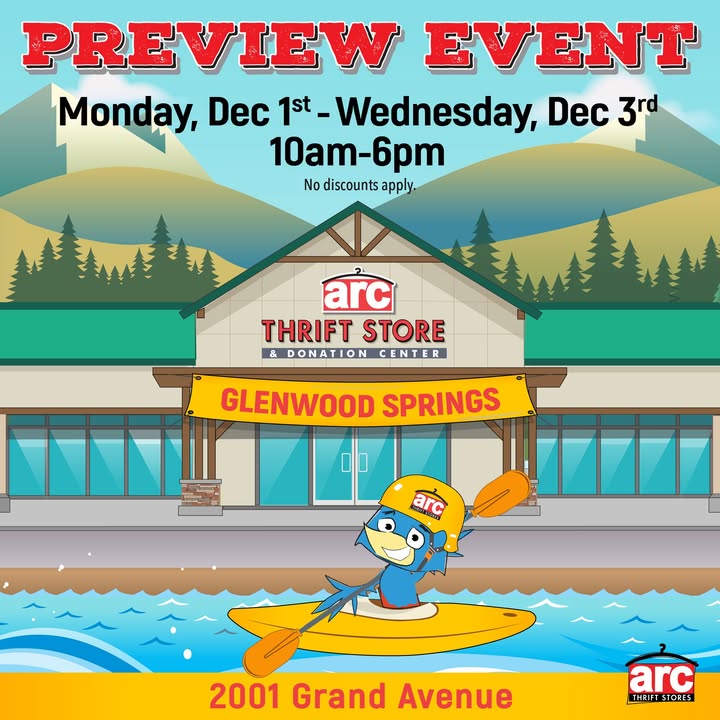 Last day of the Glenwood Preview Event! 🎉
Stop by 10am–6pm at 2001 Grand Ave.
(No discounts apply.)
#arcThrift