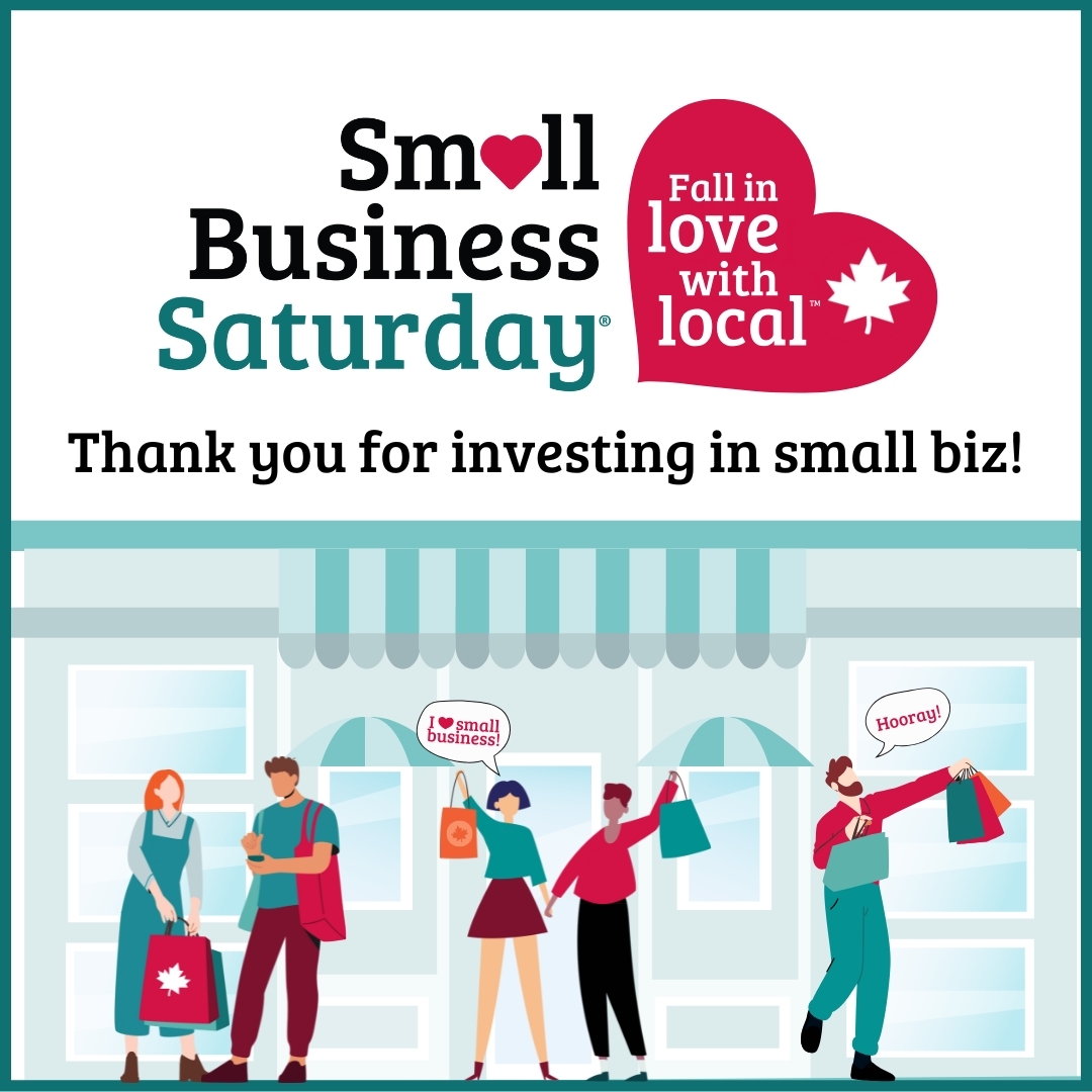 CFIBNews's tweet image. We&apos;re sending out a massive #ThankYou to all who celebrated #SmallBusinessSaturday with us this year. Your dedication to local #smallbiz makes a HUGE difference. ❤️  
 
Brought to you by #CFIB &amp;amp; @amexcanada. #FallinLoveWithLocal #ShopLocal #ThankYou #SmallBusinessEveryDay…