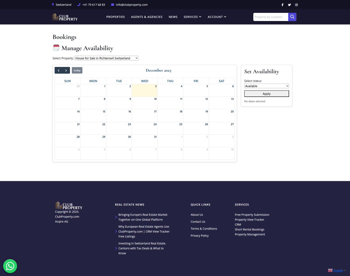 ClubPropertycom's tweet photo. https://t.co/6765jfZJKk for Rentals: How to Manage Listings, Bookings & Tenants Easily https://t.co/FRxeExlqj6 #rentals #holidayrent #holidayrentals #rentforfree #propertyrentals #freelisting #booking #bookingsystem #bookingrental https://t.co/5Yv3UmuXJI
