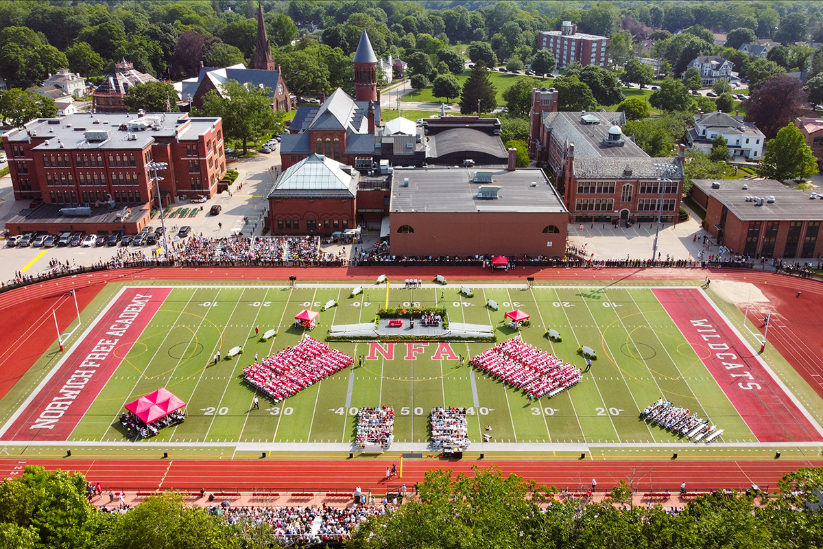 nfaschool's tweet photo. The graduation exercises of the Class of 2026 will take place Thursday, June 11, at 4 pm on the NFA Turf Field. The rain date is Friday, June 12. These dates will not change. The last day for grades 9-11, currently scheduled for June 11, may change due to future school closures. https://t.co/91f1FVfjCV