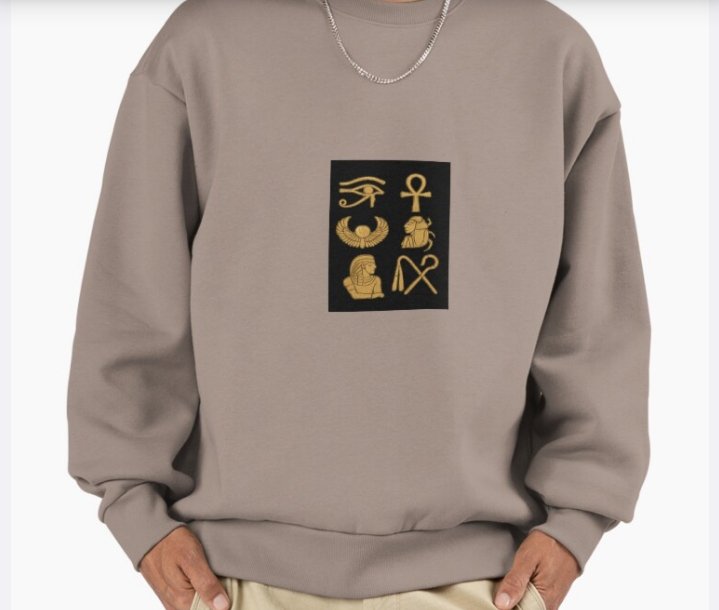 BeboYu78998's tweet photo. New Egyptian-inspired hoodie
Minimal, aesthetic, and perfect for fashion lovers.
Designed with ancient symbols in a modern style on my store redrubble
#EgyptianArt #EgyptianDesign #AncientEgypt #HoodieDesign #StreetwearFashion #AestheticStyle #RedbubbleArtist #TeePublic #SmallBi https://t.co/kgACVcn1fD