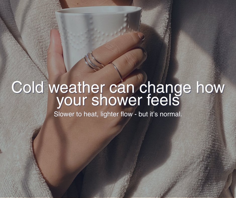 mirashowers's tweet photo. Has the cold weather affected your shower? βοΈπΏ
Colder mains water can change heating, flow and temperature - it's normal!
π Here's our tips to keep your shower performing all winter: https://t.co/vjUI4b7XSE
#WinterShowerTips #ColdWeatherShower #ShowerMaintenance #MiraShowers https://t.co/Ji1Rp9o8rJ