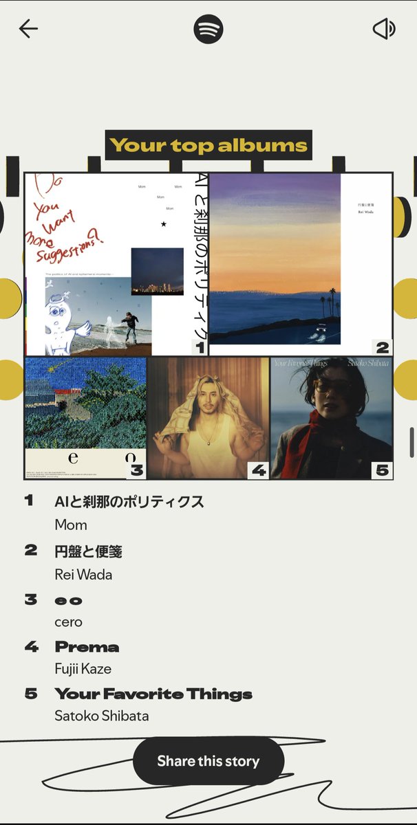 sakaenpi's tweet photo. #SpotifyWrapped https://t.co/dzbQSUX9yJ