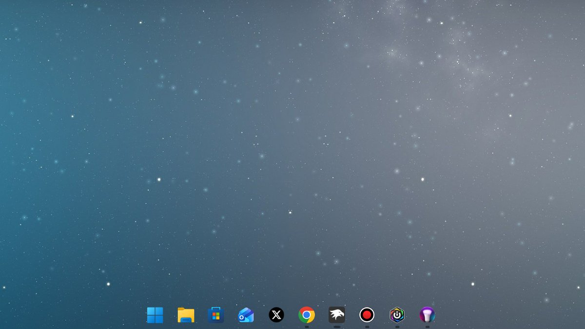 MeteoR_oo0's tweet photo. Windows 11のタスクバーの見た目をカスタマイズしたい！という方は
Windhawkの「Windows 11 Taskbar Styler」で実現できます✨️

個人的には「DockLike」テーマがオススメです！