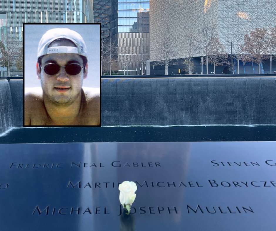 New York native Michael Mullin lived in Hoboken, New Jersey, with his brother. A New York sports fan, Mullin saw the Yankees and Mets in the 2000 World Series and the Giants in the 2001 Super Bowl in Florida. In August 2001, he toured California wineries with his girlfriend,