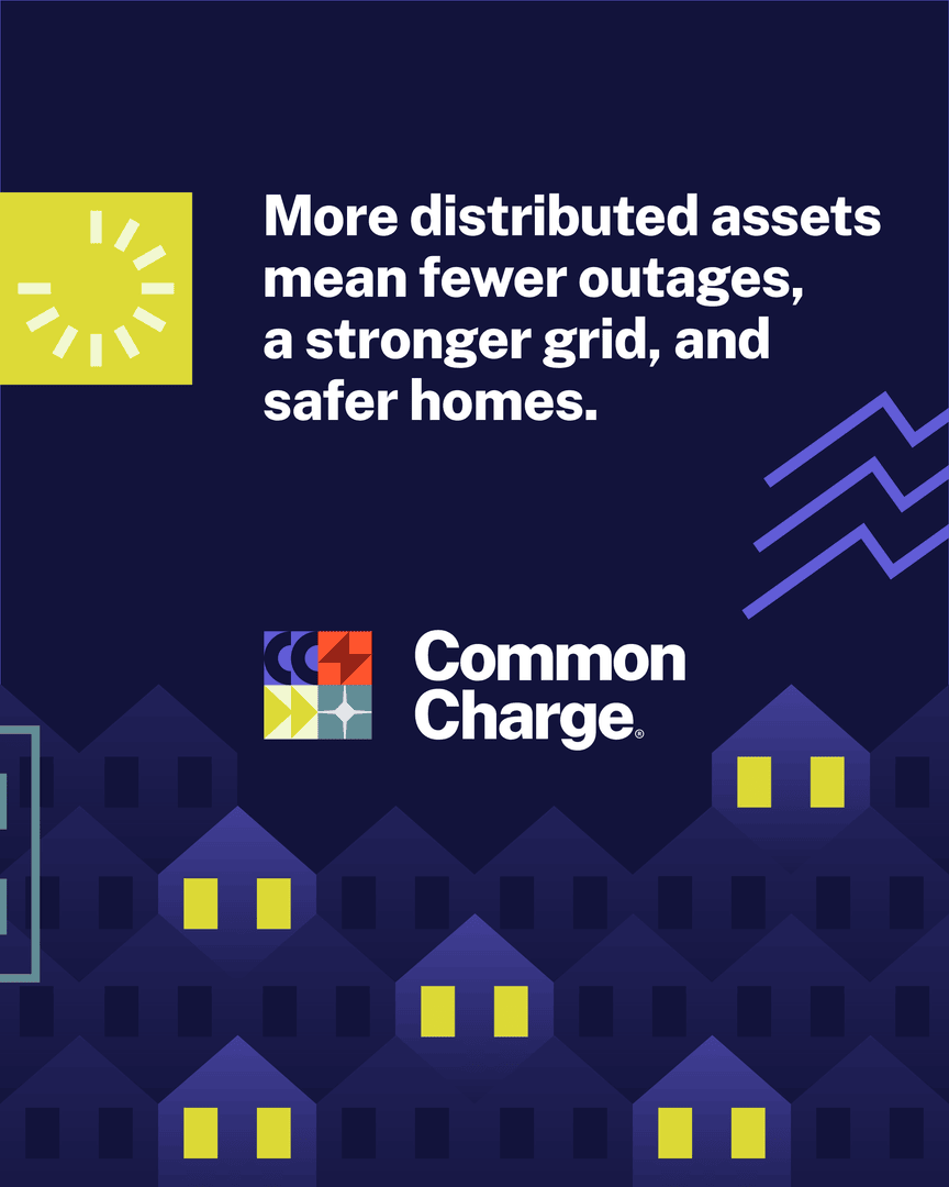 CommonChargeOrg's tweet photo. Texas went from a 16% grid emergency risk in 2024 to under 1% in 2025, thanks to record solar + battery storage, keeping homes powered and warm.

Distributed energy works.

At Common Charge, we’re making it easier for every household to access and rely on these solutions. https://t.co/DsWRNav8pD