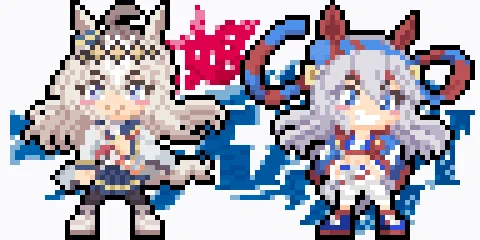 #すみませんウマ娘プリティーダービーのプリティーマシマシください あいよぉ!プリティーマシマシ全キャラ乗せだよぉ! アドマイヤグルーヴ、レッドディザイア、ユノハナブルーム追加とクラシックJC編の5人をアニメカラーに変更してやす シングレ、サポカにギャグもあっからよ