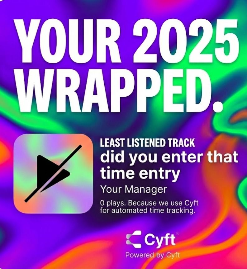 cyft_ai's tweet photo. Other tracks that didn't make the cut:  

"Can You Reopen That Ticket" - 0 plays   

"What Were You Working On Tuesday" - 0 plays    

"I Just Need A Quick Update" - 0 plays   

Sad year for the MSP micromanagement genre. https://t.co/e07dMn87j0