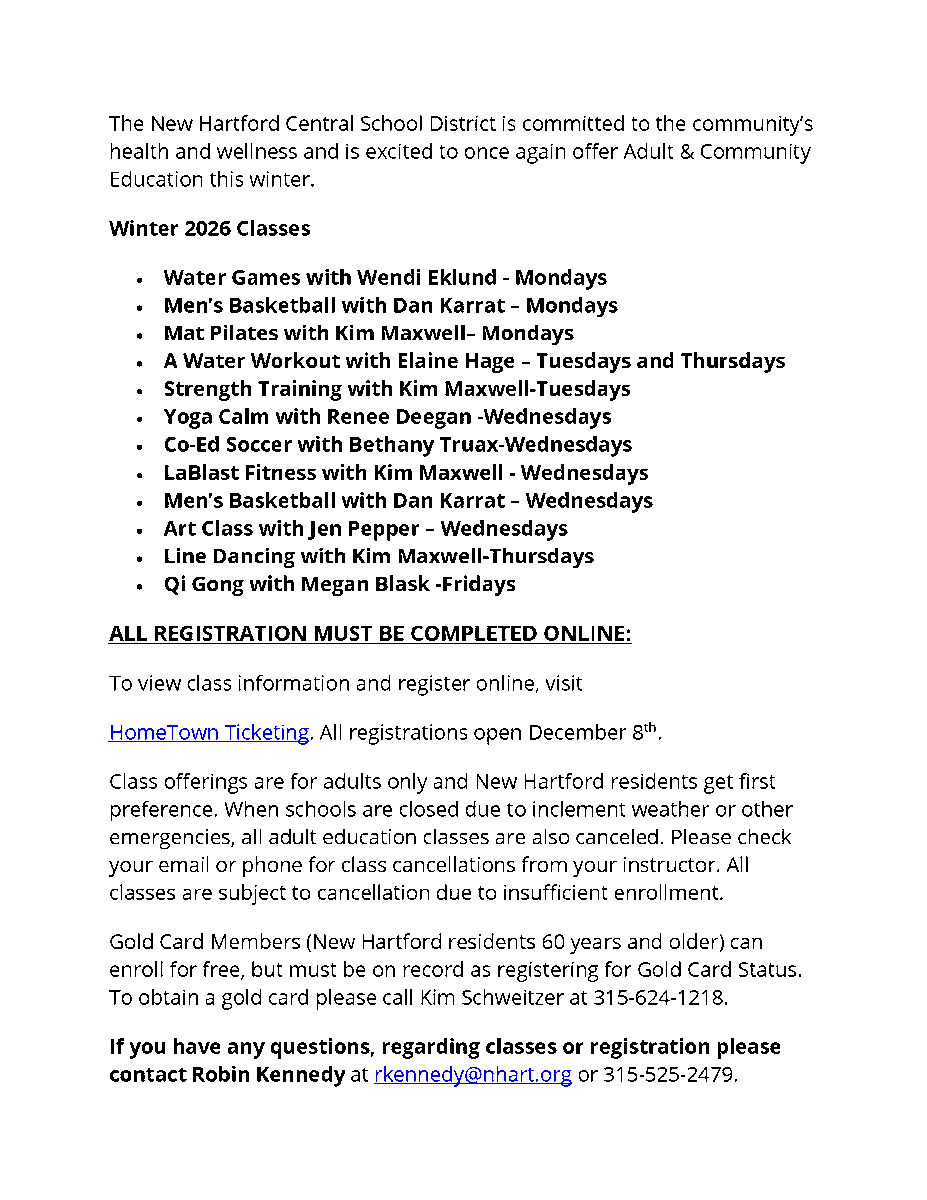 NHCSD's tweet image. Winter 2026 Community Education psqr.io/Ewhn4Qrbpd via @ParentSquare