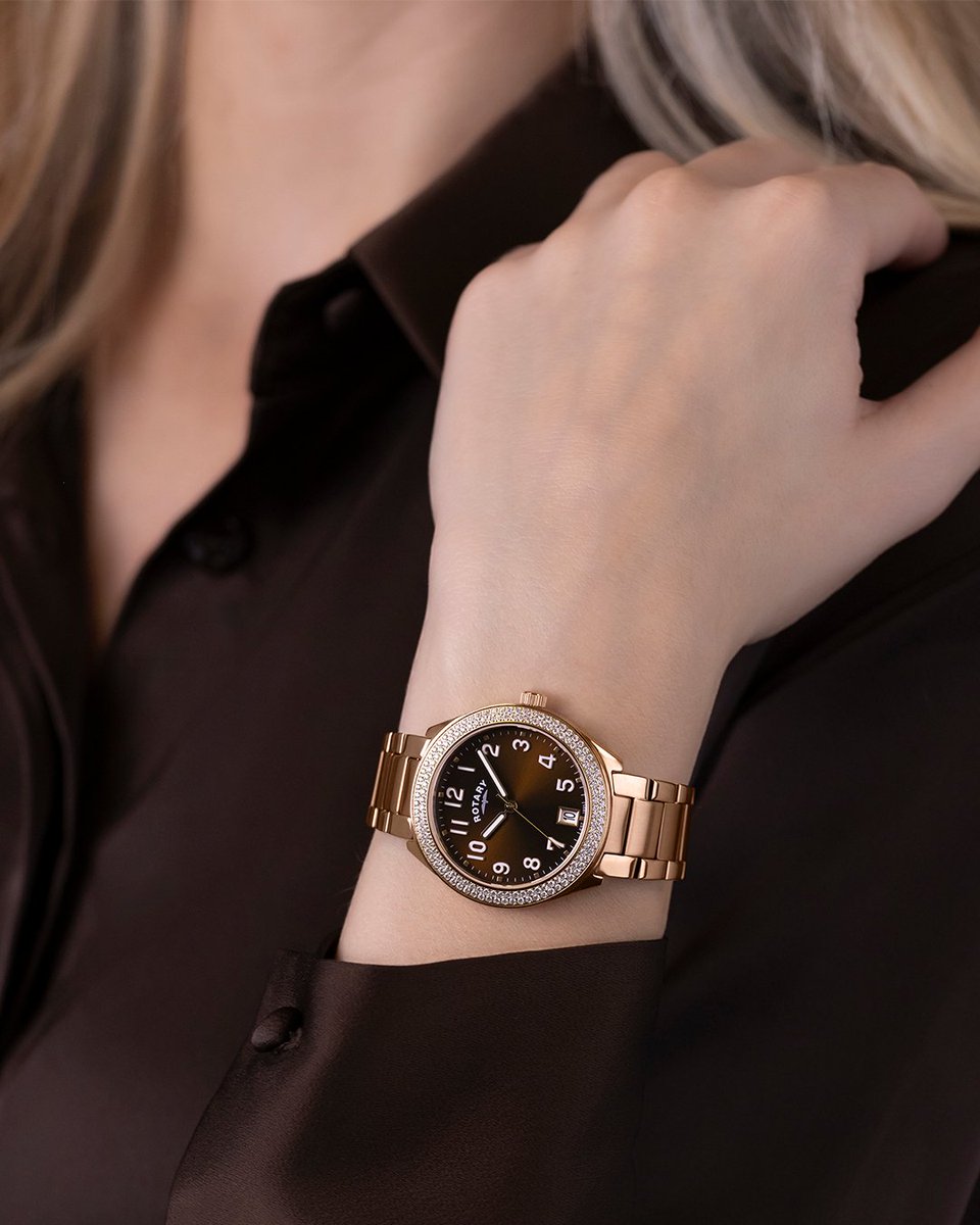Dazzling gems, crisp lines, effortless presence. 

A touch of Brilliance for the season ahead.

#rotarywatches