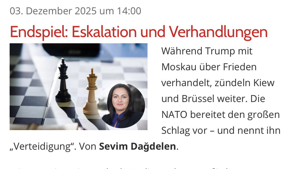 Mein neuer Artikel ist da.
Während die Trump-Administration in Moskau ernsthaft über ein Ende des Ukraine-Kriegs verhandelt und Außenminister Rubio demonstrativ den EU-Kollegen die kalte Schulter zeigt, passiert genau das Gegenteil: 

•  Kiew eröffnet mit Terrorangriffen auf
