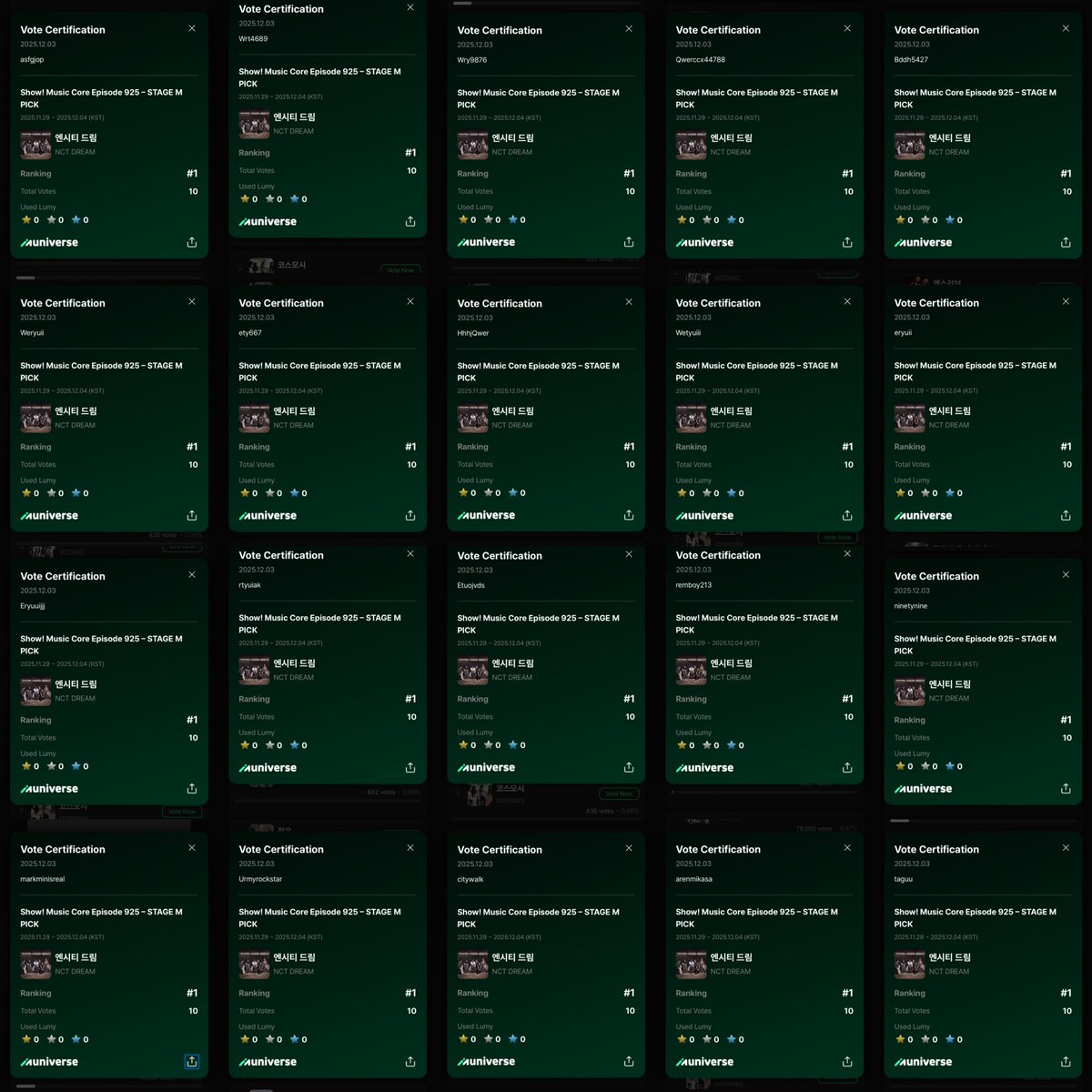💥 stage m pick ปิดโหวต พรุ่งนี้ 09:00 แล้วน้า 

ใครยังไม่เคยโหวต ลองเปิดใจคับ ๆๆ มันง่ายมากกก แค่ log in > vote ไม่ต้องดูแอด มาทำให้เต็มที่เพื่อมุ้ดรีมกานค้าบ 💨💨💨

🗳️muniverse.io/votes/826c4493…

#โหวตนี้เพื่อน้องดรีม