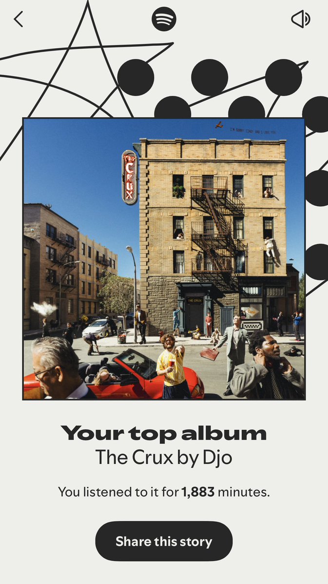 roosterbox's tweet image. #spotifywrapped2025 

I MEAN

Are any of you really surprised??? I think today is gonna be a ‘spin The Crux again’ kind of day.