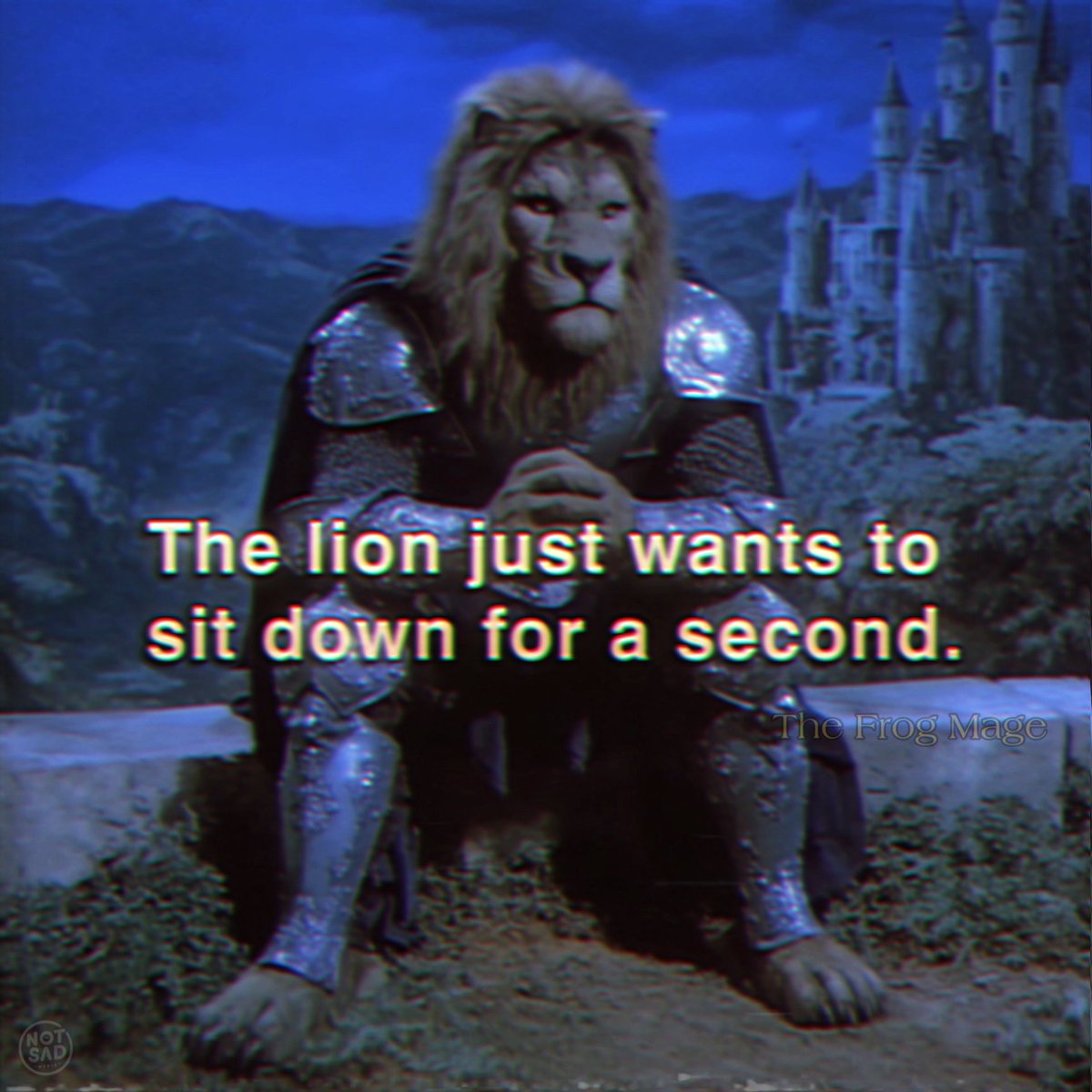 the_frog_mage's tweet image. *Yawns Mightily* 🦁