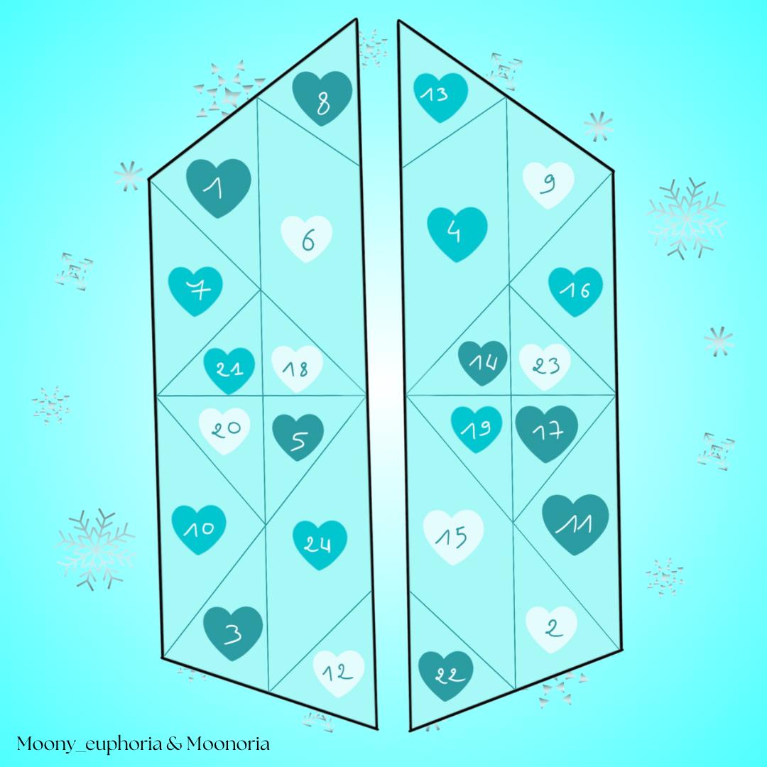 Moony's Advent Calendar Day 4

GIVEAWAY TIME ! 🩵💍

Win an Astronaut X ARMY Bracelet from <a href="/ByMoonoria/">Moonoria</a> 🩷🐹

- Follow both and <a href="/ByMoonoria/">Moonoria</a> 
- RT/Like
- Optional: Comment country

End at the next ga, shipping starting early January
Worldwide 💜

Happy birthday to Seokjin ♡