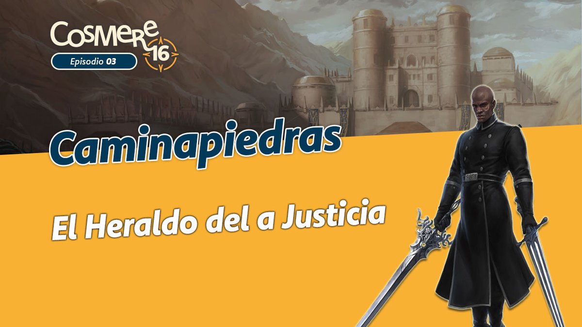 Cosmere16Pod's tweet photo. ¡Vaya capítulo hemos vivido en nuestra aventura de Caminapiedras! La historia canónica del Cosmere RPG nos lleva hasta cierto Heraldo de la Justicia, pero no parece estar muy bien de la cabeza... Acompañadnos en esta locura ;) Capítulo en el tuit de abajo https://t.co/YbVJscjEP8