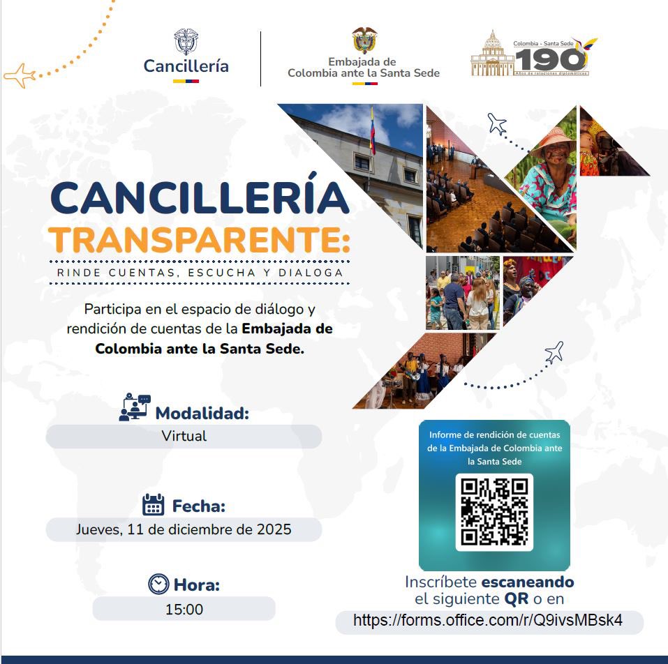 Embajada de Colombia ante la Santa Sede tweet media