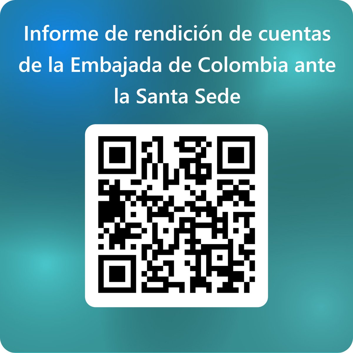 Embajada de Colombia ante la Santa Sede tweet media