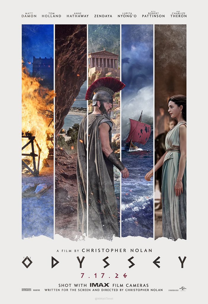 226 days until Christopher Nolan’s ‘THE ODYSSEY’