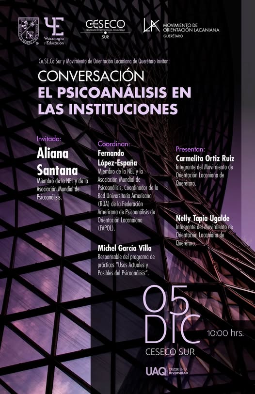 📍Nuestros colegas: Aliana Santana y Fernando España, miembros de la NEL y de la AMP estarán ahí con su aporte.