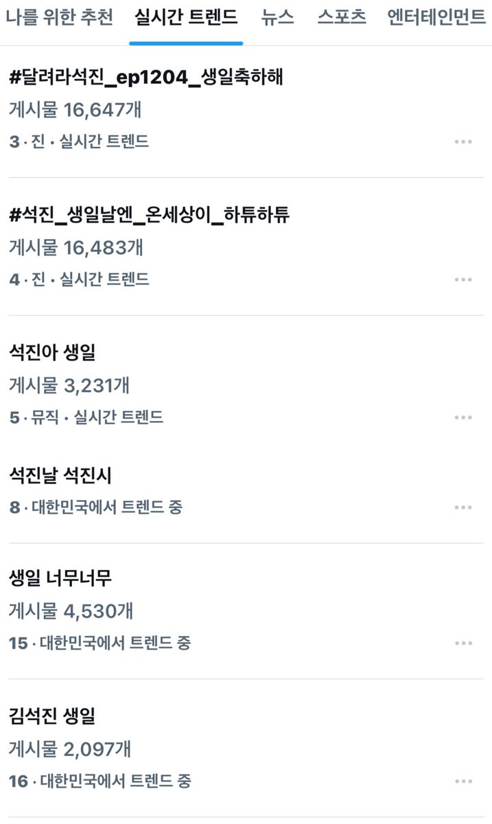 김석진 음원정보팀(1204Hz) tweet media