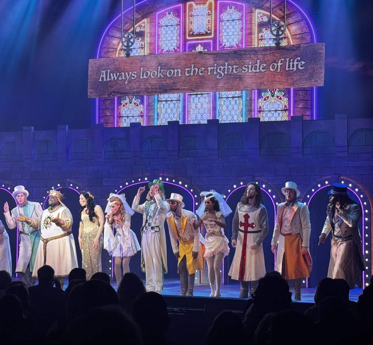Skull_Session's tweet image. I always look on the bright side of life when I get to see #Spamalot here in #Cleveland! Absolutely brilliant performance! Thank you, once again, for farting in my general direction. Bravo!