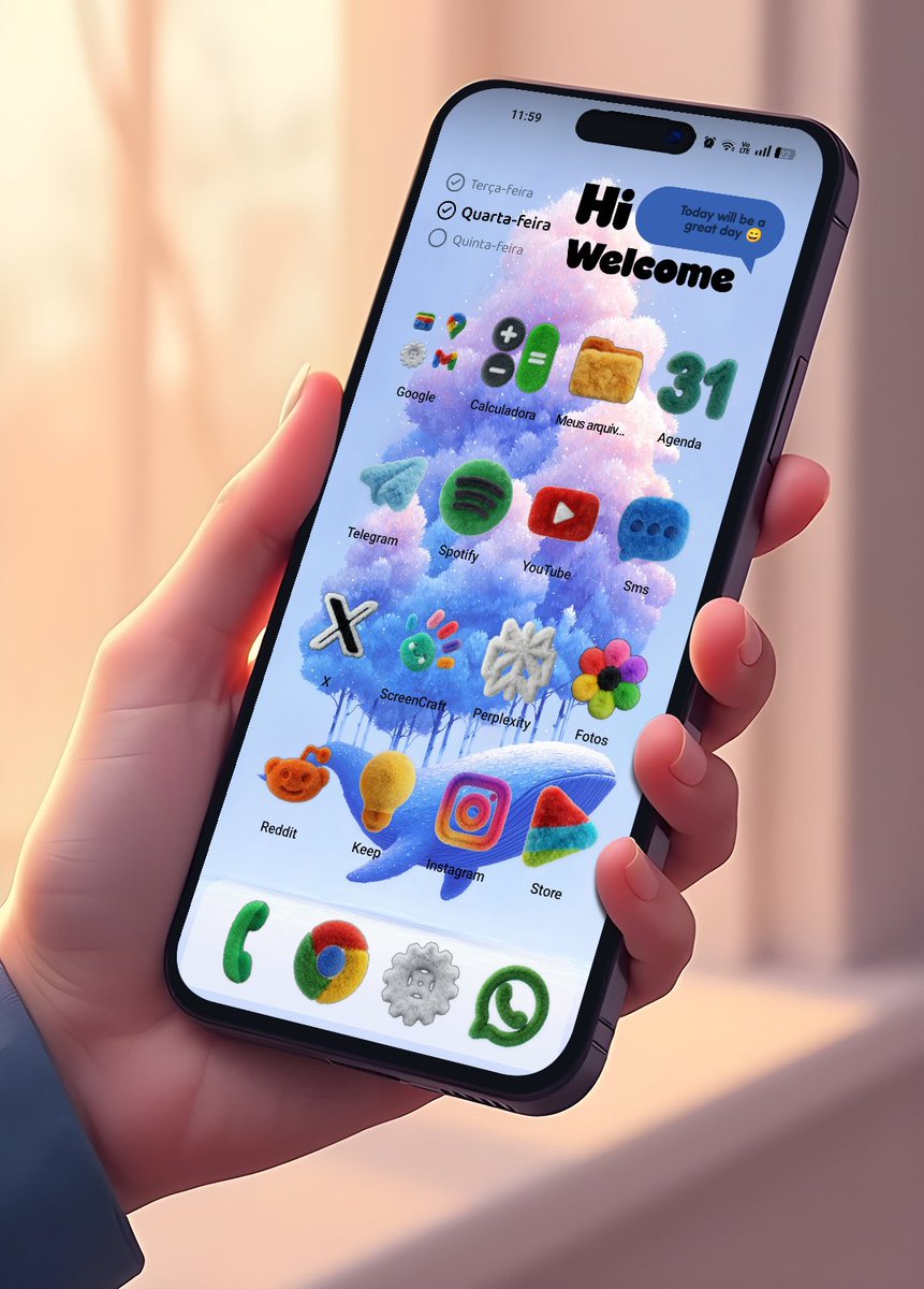 JuanPaulo_04's tweet image. #MihaTelaInicial ✌️

- Walley Versão Pro 
@RajjAryaa 
- OneUI Fluffy Icon 
@AndroidTools3 
- Aether Widgets
@EduardoB5to 
- Launcher 
#WithNova
- Template 
@glrvod 
#Android #Wallpepers #widgets #Icons 

❤️ 🔄 💬