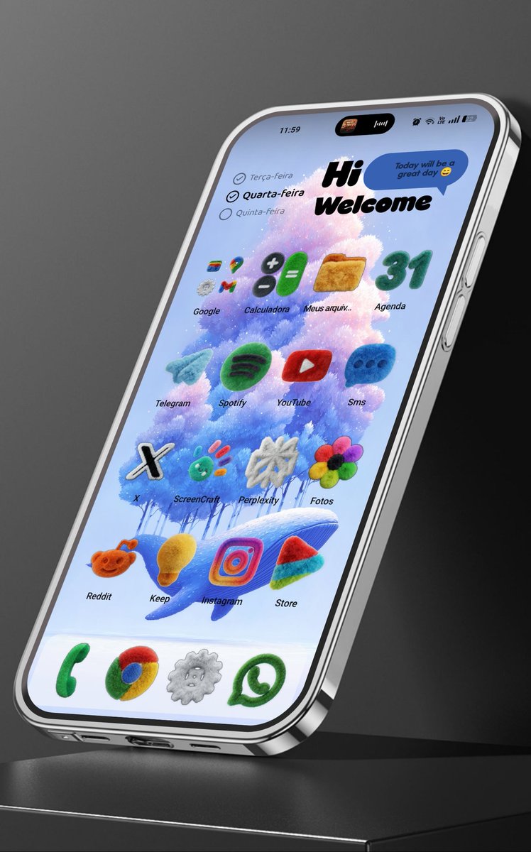 JuanPaulo_04's tweet image. #MihaTelaInicial ✌️

- Walley Versão Pro 
@RajjAryaa 
- OneUI Fluffy Icon 
@AndroidTools3 
- Aether Widgets
@EduardoB5to 
- Launcher 
#WithNova
- Template 
@glrvod 
#Android #Wallpepers #widgets #Icons 

❤️ 🔄 💬