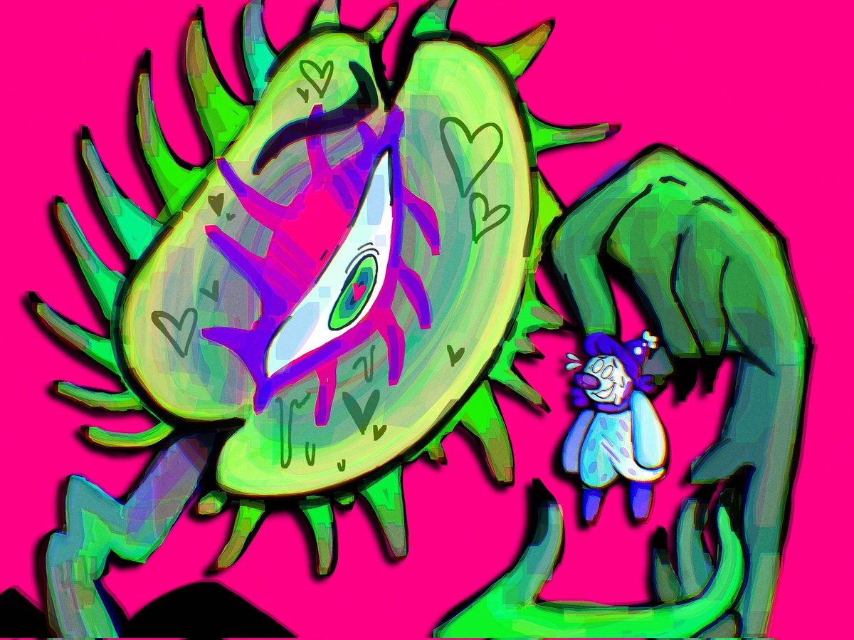 BuffoonFish's tweet image. What are you looking at, love?
{My husband and I's sonas.}