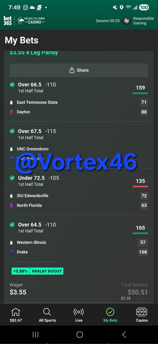 VortexFortySix's tweet photo. December 2nd, 2025 RECAP:

7-8 on single bets
✅️✅️✅️✅️✅️✅️✅️
❌️❌️❌️❌️❌️❌️❌️❌️

2-4 on parlays
✅️✅️
❌️❌️❌️❌️

Total 9-12
✅️✅️✅️✅️✅️✅️✅️✅️✅️
❌️❌️❌️❌️❌️❌️❌️❌️❌️❌️❌️❌️

Try again today. Let's get it. https://t.co/A3QRrWEsy3