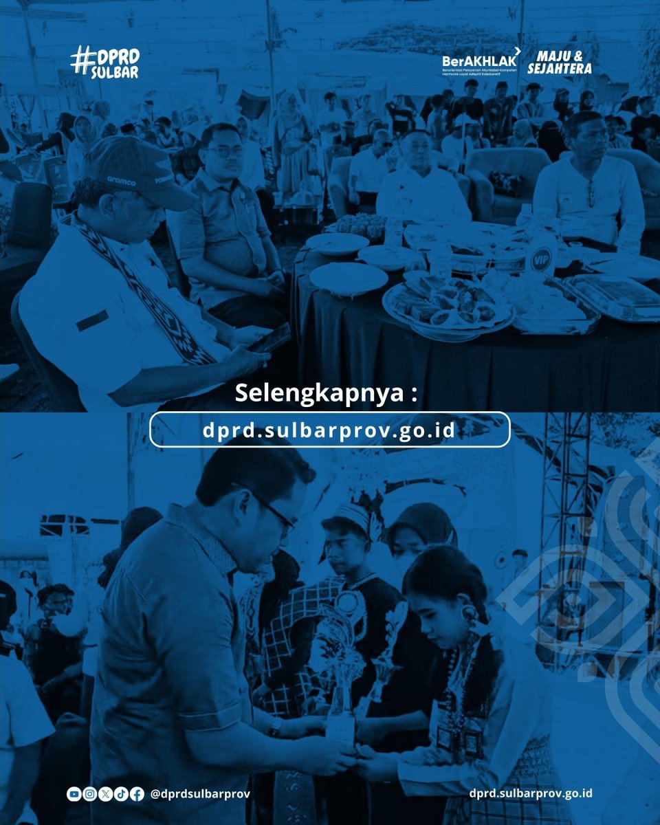 dprdsulbarprov's tweet photo. HDI 2025 Sulbar: H. Abdul Rahim Apresiasi Peran Penyandang Disabilitas dalam Pembangunan Daerah

#humasdprdsulbar #sekretariatdprdsulbar #dprdsulbarprov https://t.co/G2FkiivV7Q