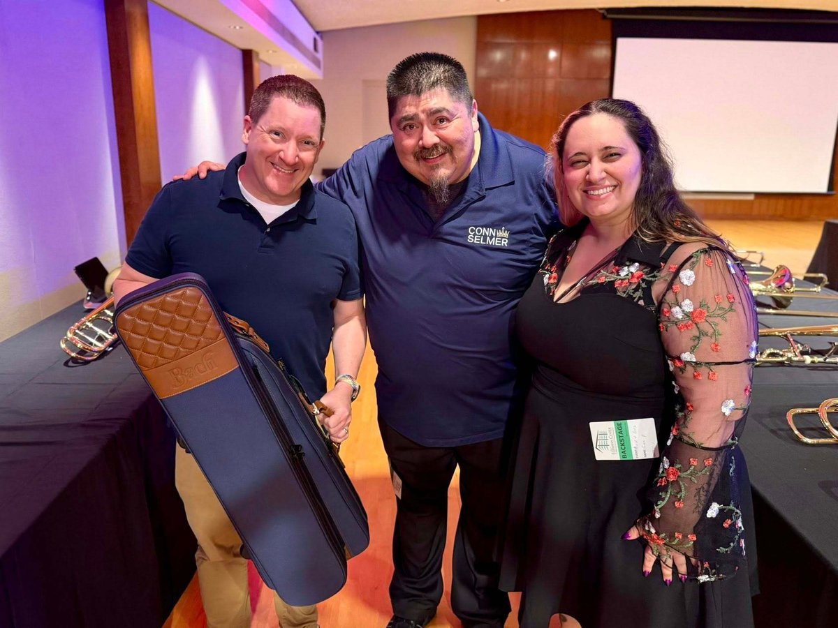 connselmerinc's tweet image. Our Best of Bach was a sucess in Texas, especially for Michael and his new A47XPS! 🎶

A special thanks to Brook Mays Music for hosting us for two days during the Best of Bach 2025 Texas Factory Tour.

#BachTrombone #BachBrass #ConnSelmer #Trombone