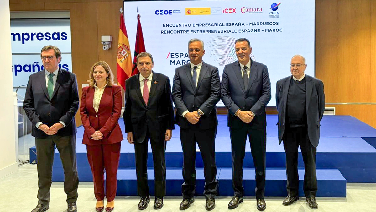 🔹 La XIII Reunión de Alto Nivel España🇪🇸-Marruecos🇲🇦

Abren el evento: Garamendi (#CEOE), Chakib Alj (#CGEM), Bonet (Cámara de España) y representantes del Gobierno de #Marruecos y #España

 #EspañaMarruecos #RAN2025 #CooperaciónEmpresarial #NegociosInternacionales