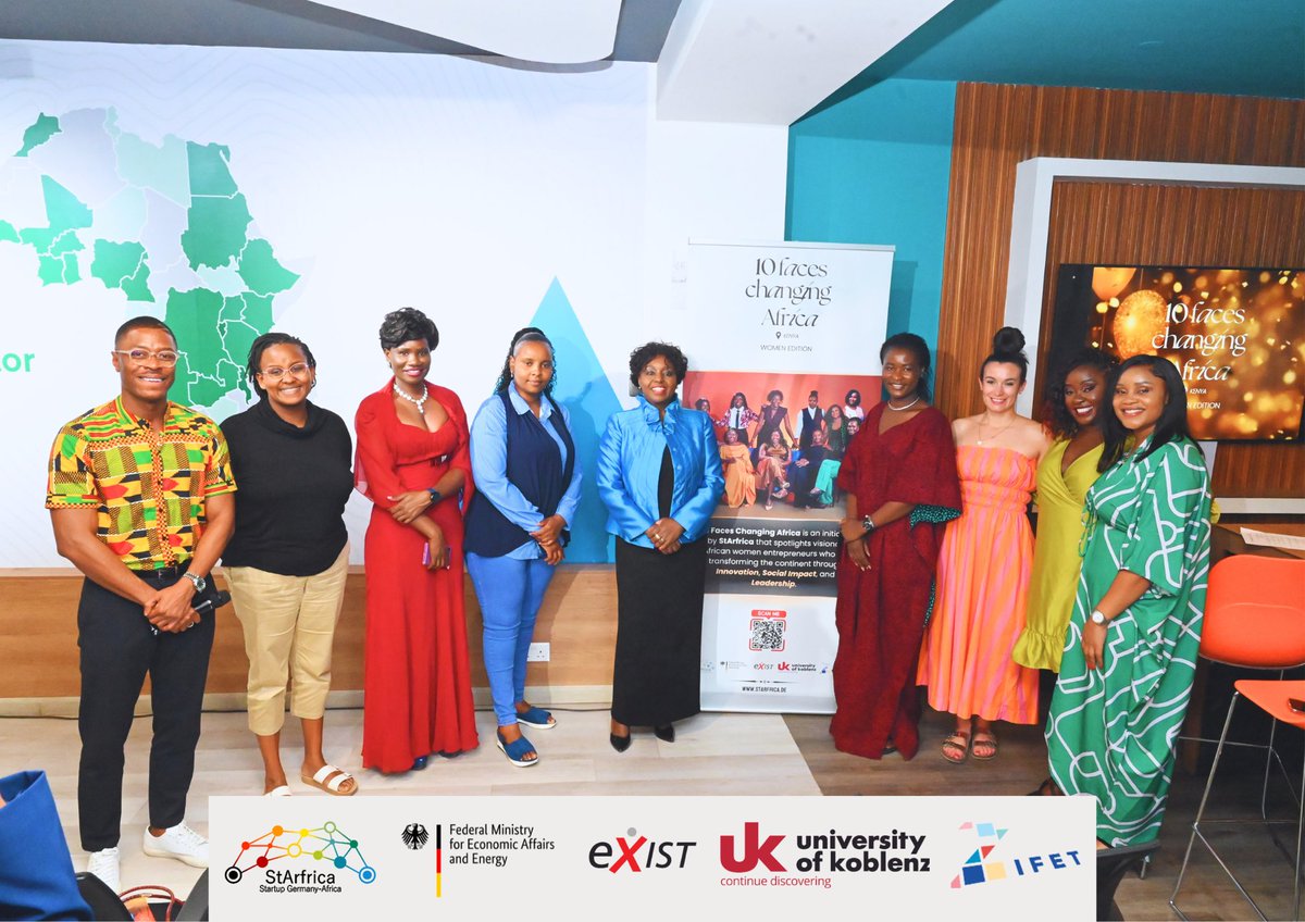The past few weeks have been a whirlwind 💫. Last month , the StArfrica team completed a vibrant journey across Rwanda and Kenya, strengthening partnerships and celebrating powerful innovation✌🏾🤩

#StArfrica #10FacesChangingAfrica #KenyaInnocation #Rwanda #EXISTGermany
