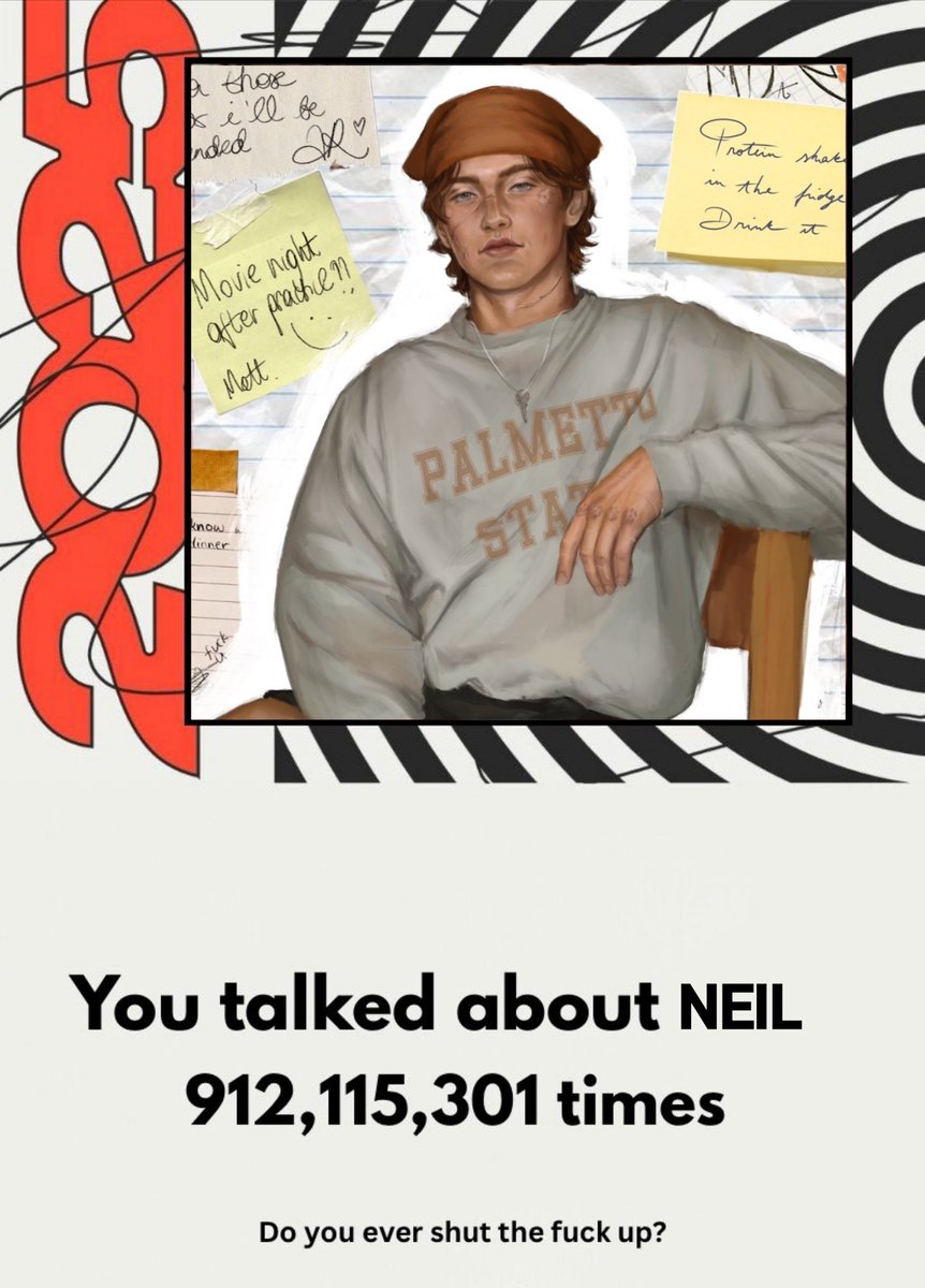 marlborojosten's tweet image. #wrapped2025 

[ ac ; evyltalks ]