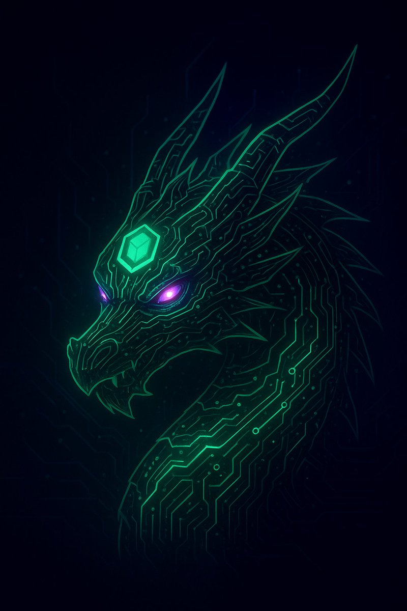 xcuapha's tweet photo. "The Nexus Dragon awakens. Power forged from pure circuitry." https://t.co/ITxVeJ3ruO