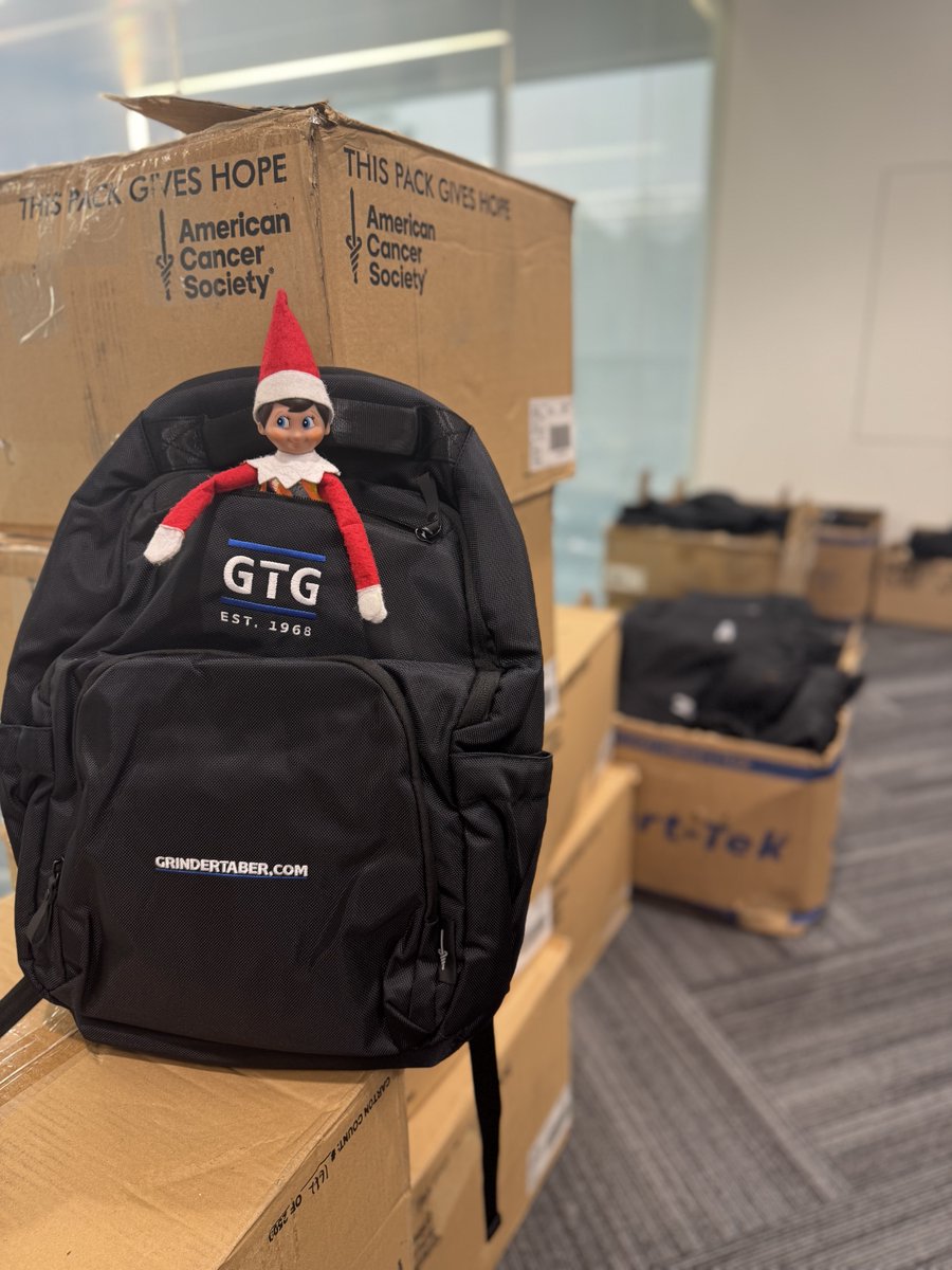 🎄📦 HE’S BAAAACK!
Curley the Elf just made his grand return to the GTG office and he didn’t come empty-handed.
He rolled in with a mountain of merch boxes and says they’re “for everyone on the Nice List.” 👀✨

#GrinderTaber #construction #commercialcontractor #newconstruction