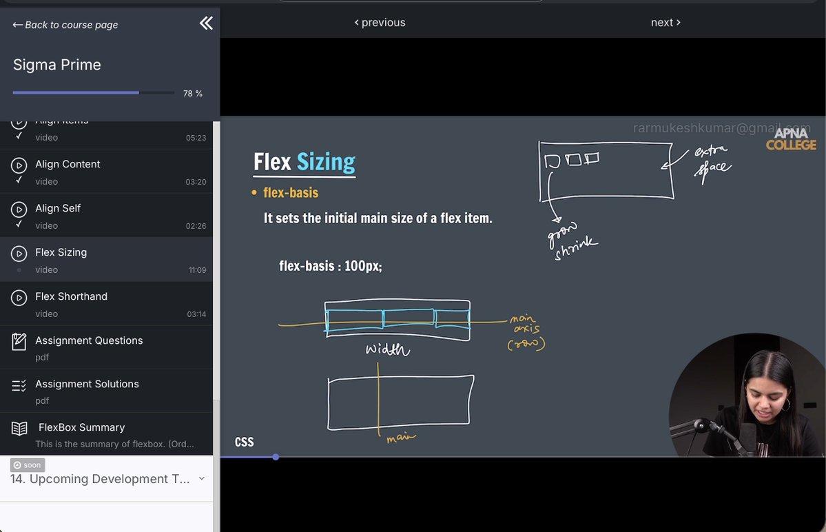 Mukeshkuma47612's tweet image. #11 Day of Software Engineering :-
Finished Day eleventh of my SE journey

Here’s what I learned today-
✨ Align Self
🖼️ Flex Sizing
📌 Flex Shorthand
🃏Assignment
📚 Software Engineering 
📚 Computer Graphics (Semester Exam)

#SoftwareEngineering #LearningInPublic #CodingJourney