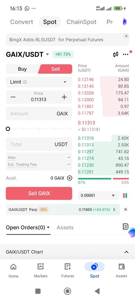 In just four days after listinining $GAIX make a historical ATH

This showing <a href="/GaiAIio/">GaiAI</a> project has more potential than the project that always talking bla bla. 

Good to Go GaiAI the home of #creativity #investors #traders

All want to you
