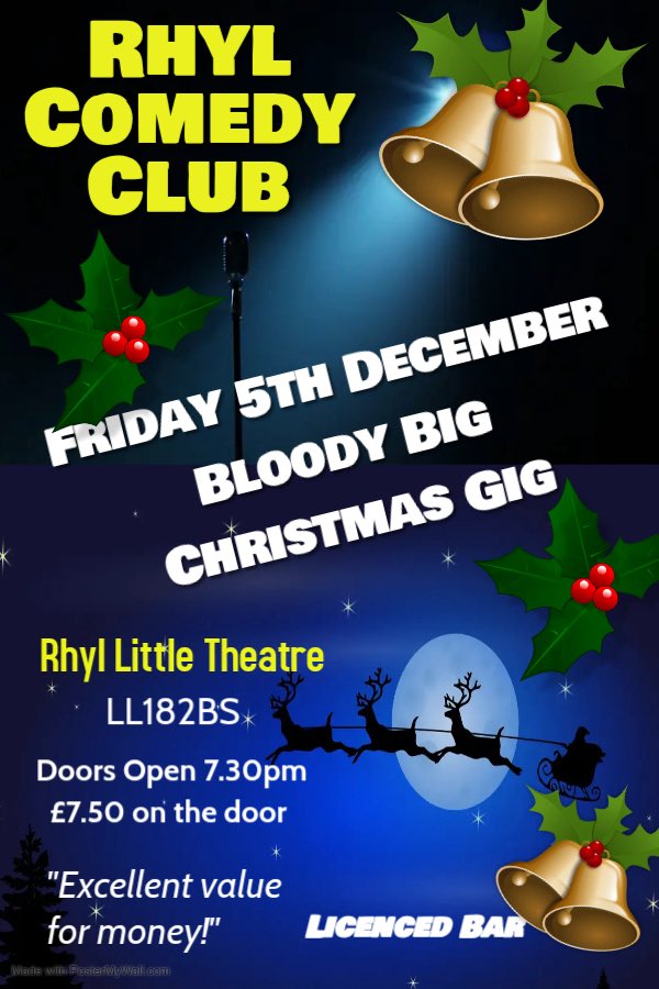 Rhyl Comedy Club tweet media