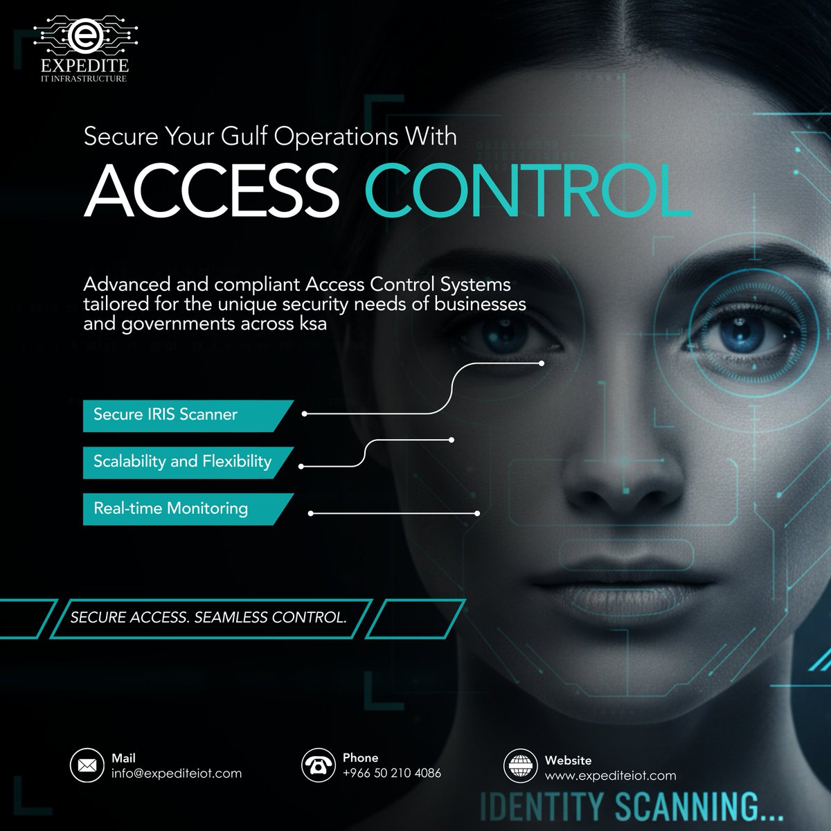 expediteiot's tweet image. Elevate your operational security with advanced, compliant Access Control Systems

expediteiot.com/access-control…

#ExpediteIoT #AccessControl #KSATech #GulfSecurity #SecureOperations #IRISScanner #BiometricSecurity #RealTimeMonitoring #ScalableSolutions #GovernmentSecurity