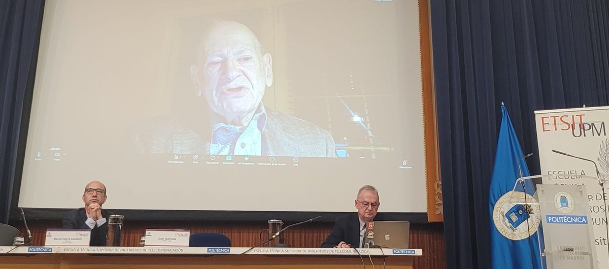 La <a href="/telecoupm/">ETS de Ingenieros de Telecomunicación - UPM</a> celebró 40 años de la primera conexión española a Internet. Un correo de prueba que encendió la revolución digital. 🌐📩

¡Robert Kahn, uno de los padres de internet, participó desde EE. UU.!

🔗 Revive el acto: forohistorico.coit.es/index.php/inic…