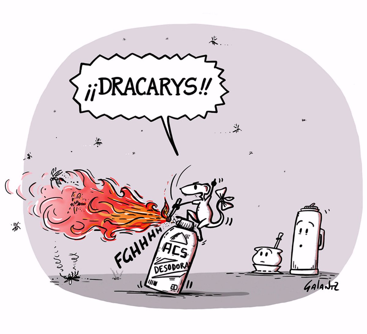 La temporada de mosquitos me trae recuerdos de vieja batallas 
🦟🔥🐹