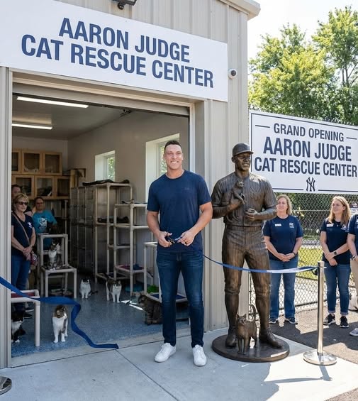 NEW YORK CITY NEWSWIRE: Aaron Judge Opens “All Rise Rescue”: Massive  No-Cost Cat & Dog Sanctuary in the Bronx FOR IMMEDIATE RELEASE: Aaron Judge,  the 6-foot-7 captain with an even bigger heart,