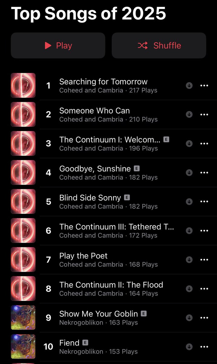 Shout out <a href="/Coheed/">Coheed and Cambria</a>. Good album IMO